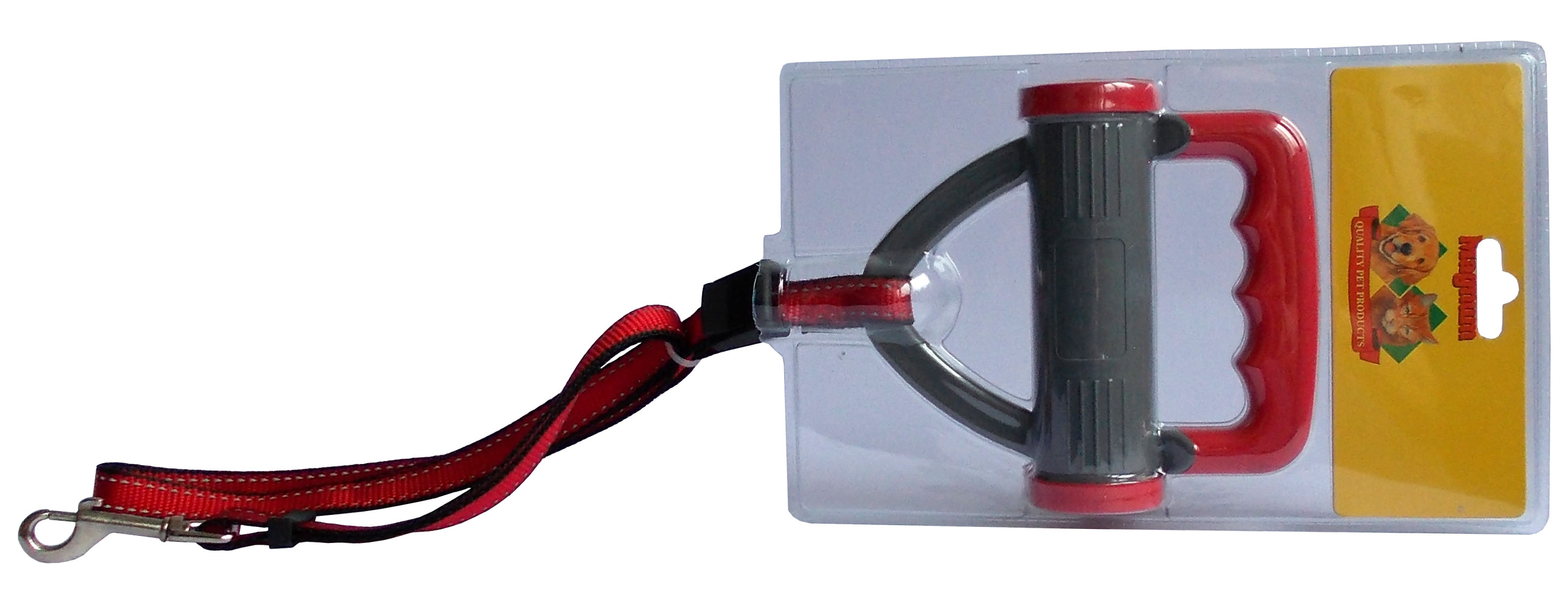 Vodítko nylon nastavitelné s cest. miskou a sáčky 15mm x 90-150cm