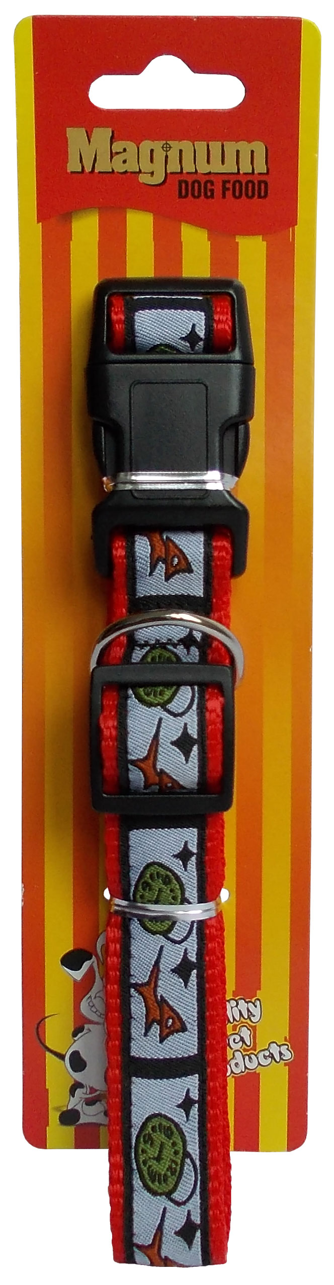 Obojek pro psy červený 25mm x 45-70cm