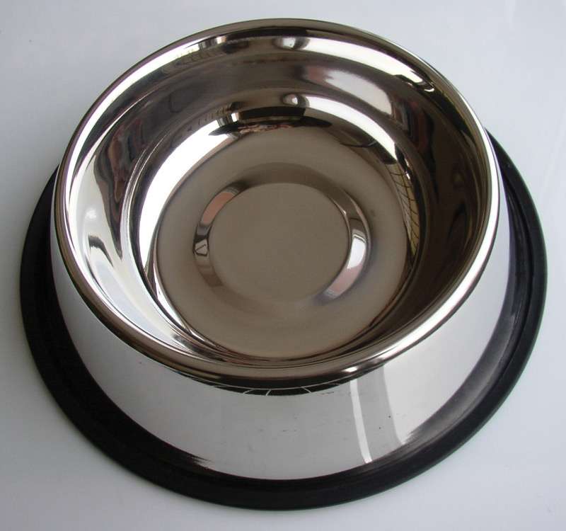 Nerezová miska stabilizační s gumou 2,8l