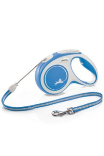 Vodítko FLEXI Comfort New M lanko 5m/20kg modrá