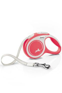 Vodítko FLEXI Comfort New XS pásek 3m/12kg červená