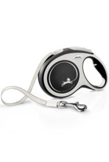 Vodítko FLEXI Comfort New L pásek 8m/50kg černá