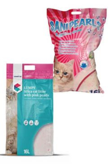 Podestýlka Sanipearls LUMPY 16l CVET