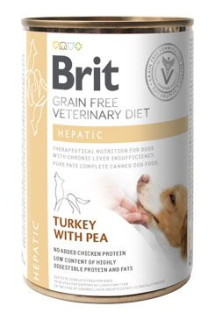 Brit VD Dog GF konz Hepatic 400g
