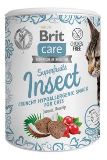 Brit Care Cat Snack Superfruits Insect 100g PRODEJNA