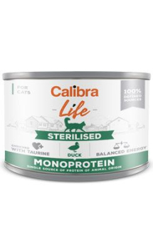 Calibra Cat Life konz.Sterilised Duck 200g PRODEJNA