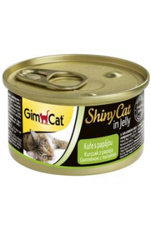 Gimcat ShinyCat konz. kuře+papája 70g PRODEJNA