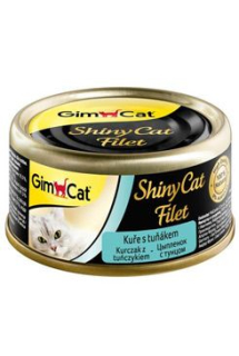 Gimcat ShinyCat konz. filet kuře s tuňákem 70g prodejna