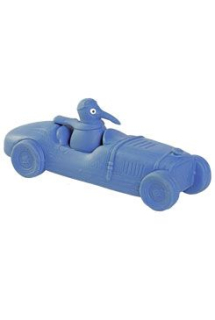 Hračka pes BUGATTI latex,pískací,modrá 19cm Kiwi
