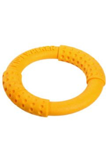 Hračka pes RING MAXI plov.a létající z TPR oranž. Kiwi