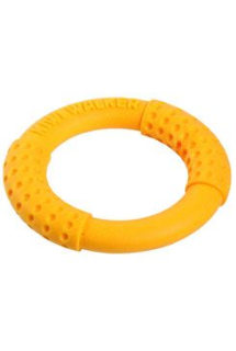 Hračka pes RING MINI plov.a létající z TPR oranž. Kiwi