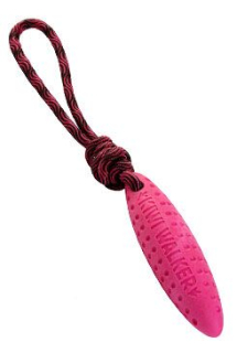 Hračka pes ZEPPELIN MINI plov. z TPR růžová Kiwi