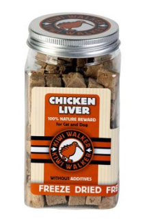 Pochoutka mrazem sušené kuřecí játra 115g Kiwi