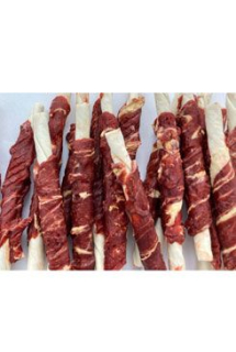 Bůvolí tyčka obalená hovězím a treskou 100g EXPRIRACE