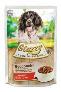 Stuzzy Dog kapsa Adult kousky hovězího 100g