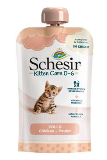 Schesir Cat kapsa Kitten kuře v krému 150g PRODEJNA