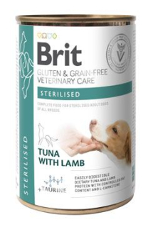 Brit VD Dog GF konz Sterilised 400g
