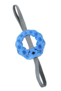 Hračka pes 4SEASONS OUTDOOR TRP Kroužek modrá Zolux