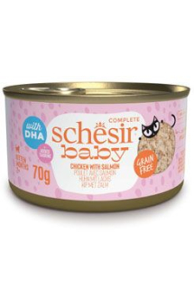 Schesir Cat konz. Kitten Wholefood kuře/losos 70g PRODEJNA