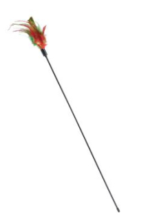 Vánoční hrací Prut s peříčky Xmas 50cm plast TR PRODEJNA
