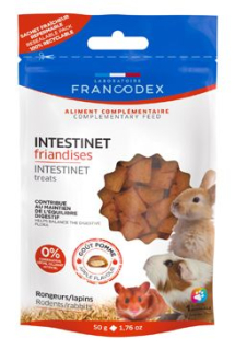 Francodex Pochoutka Intestinet pro hlod. a králíky 50g PRODEJNA