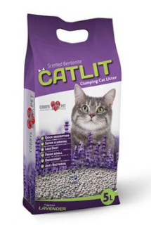 Podestýlka Catlit s levandulí pro kočky 4kg/5l