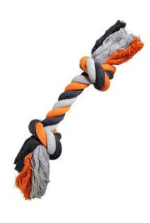 Hračka pes Uzel bavlněný 30cm/140g HipHop