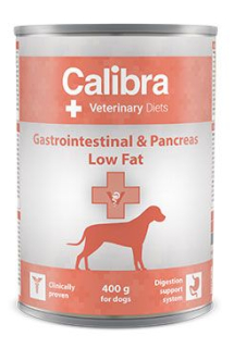 Calibra VD Dog  konz. Gastrointestinal Low Fat 400g PRODEJNA