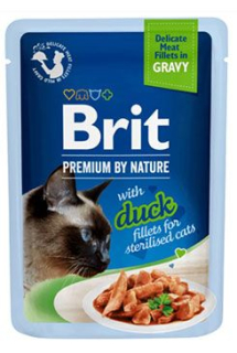 Brit Premium Cat D Fillets Gravy Duck Sterilised 85g PRODEJNA
