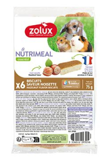 Poch. NUTRIMEAL Cookies hlodavci oříšky 6ks Zolux prodejna