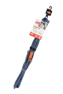 Vodítko pes BIVOUAK provazové 6mm/5m modrá Zolux