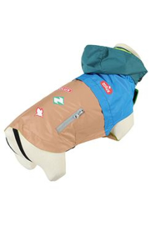 Obleček pláštěnka pro psy VINTAGE modrá 30cm Zolux PRODEJNA