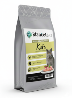 Blančeta - GRAIN FREE sterilizované kočky Kuře s tuňákem a lososem 1,5kg