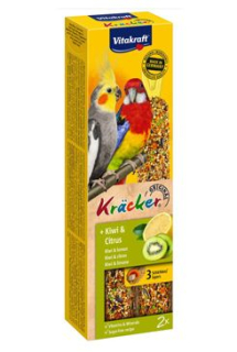 Vitakraft Bird Kräcker Korela/Parrot kiwi+citr tyč 2ks PRODEJNA