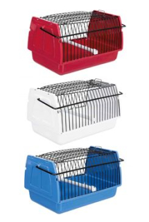 Přepravka pro ptáky 22x14x15cm plast/mix  TR 1ks PRODEJNA