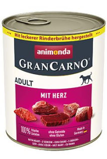 Animonda pes GRANCARNO konz. ADULT se srdcem 800g