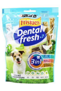 Friskies pochoutka pes DentalFresh 3v1 S/110g