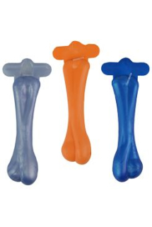 Hračka pes Kost plovací Vanilková malá 8cm SP