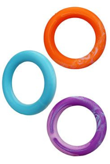 Hračka pes Kruh plovací Vanilk. guma 16cm SP