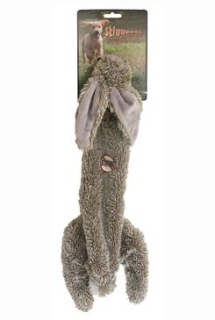 Hračka pes Zajíc pískací 38cm Skinneeez PRODEJNA