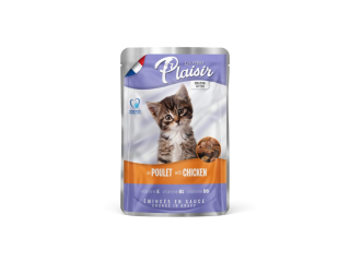 Plaisir Cat kapsička Kitten kuřecí 100g