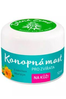 Konopná mast na kůži pro zvířata 12ml PRODEJNA
