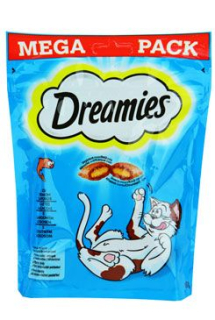 Dreamies kočka pochoutka Mega Pack s lososem 180g prodejna