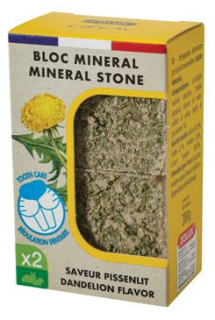 Minerální kámen EDEN hlodavci pampeliška 2x100g Zolux prodejna