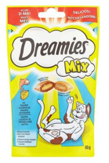 Dreamies kočka pochoutka s lososem a sýrem 60g prodejna