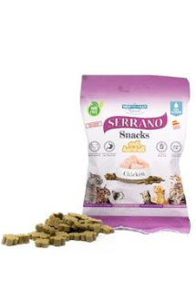 Serrano Snack for Cat-Chicken-AntiHairball 50g PRODEJNA