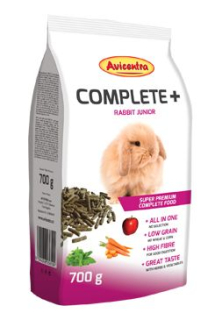 Avicentra COMPLETE+ králík junior 700g prodejna