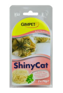 Gimpet kočka konz. ShinyCat kuře/krab 2x70g prodejna