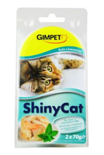 Gimpet kočka konz. ShinyCat kuře/krevety 2x70g prodejna
