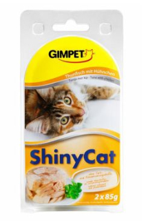 Gimpet kočka konz. ShinyCat tuňak/kuře 2x70g prodejna